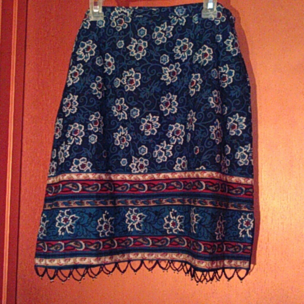 Boston Proper Beaded Skirt - Picture 1 of 3